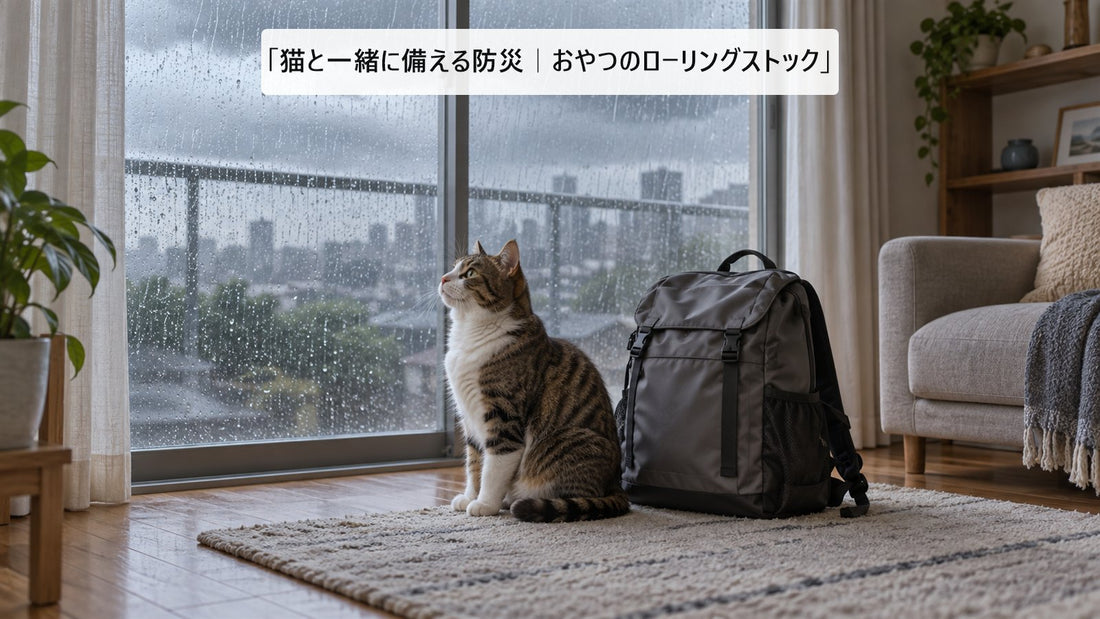 猫の防災備蓄にもおやつを｜ローリングストックの始め方
