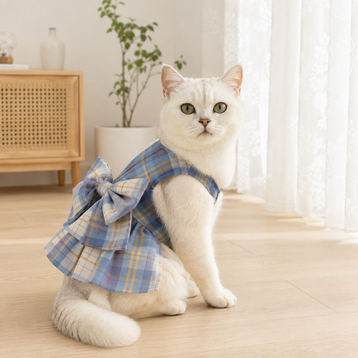 猫のおめかし（首輪・お洋服）
