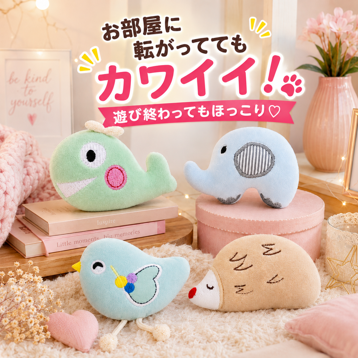 4種類から選べる8cmのぬいぐるみ｜ミニミニアニマルぬいぐるみ 小さいほど、本気で抱え込む。